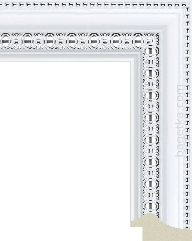 Белый багет для картины